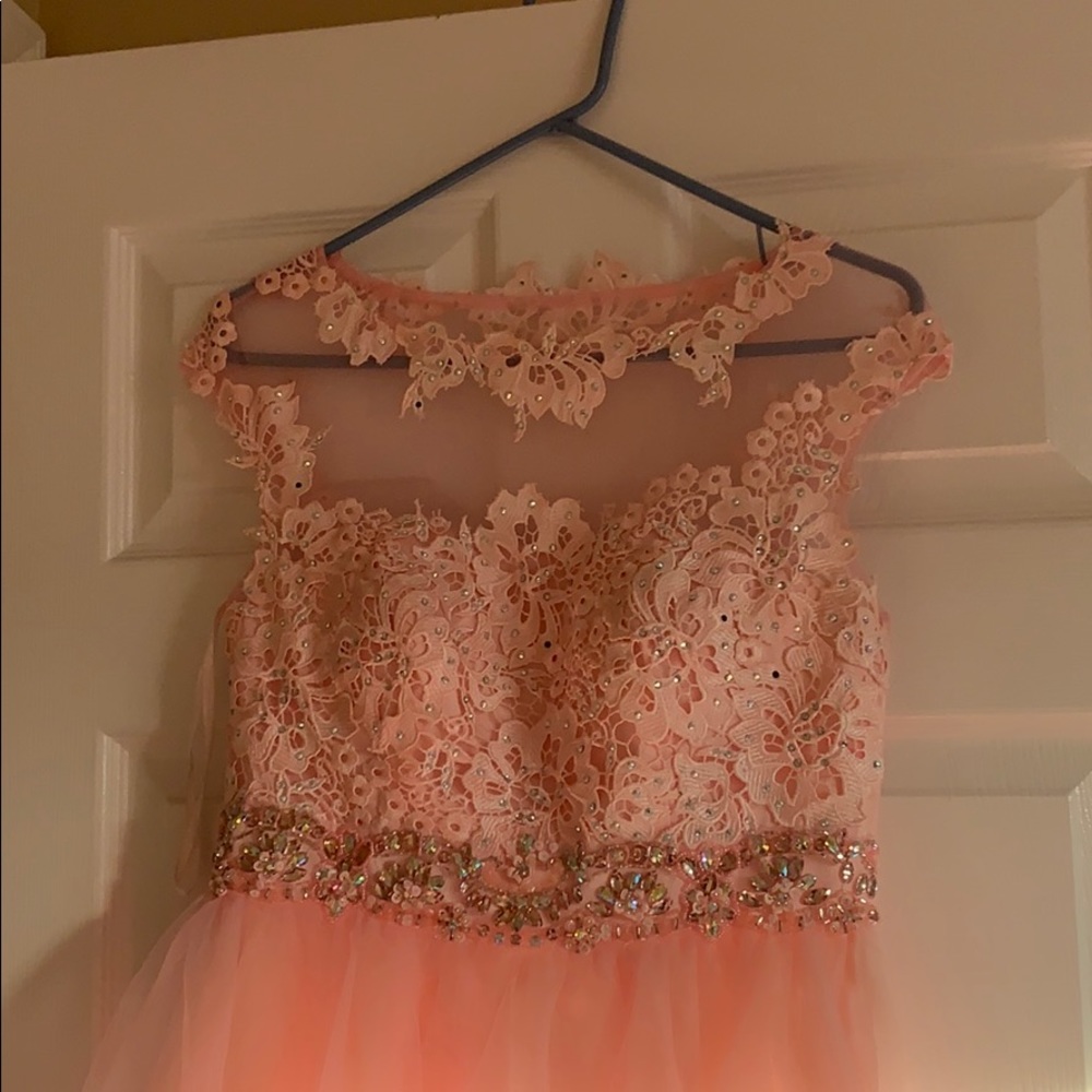 Pink formal dress